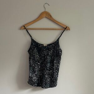 Wilfred Black, Grey and Green Snake Print Top